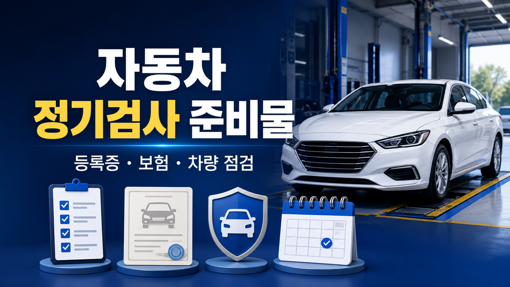 자동차 정기검사 준비물 7가지 총정리